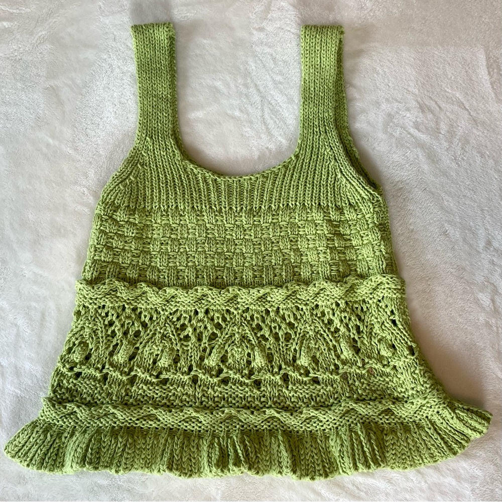 Zara Crochet/Knit Tank Top